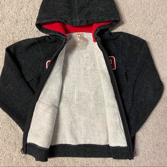 HUDSON’S BAY Official Outfitter Olympics Canada Toddlers Full Zip Hoodie Sz 5/6 - Picture 4 of 8